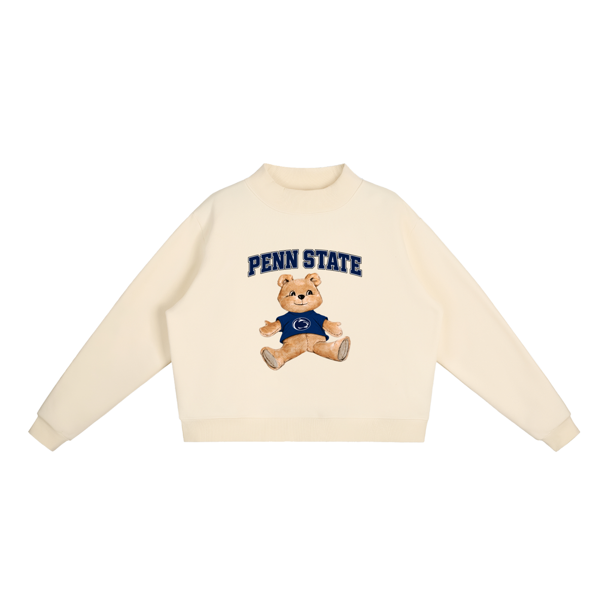 Penn State Mock-Neck Crew Sweatshirt
