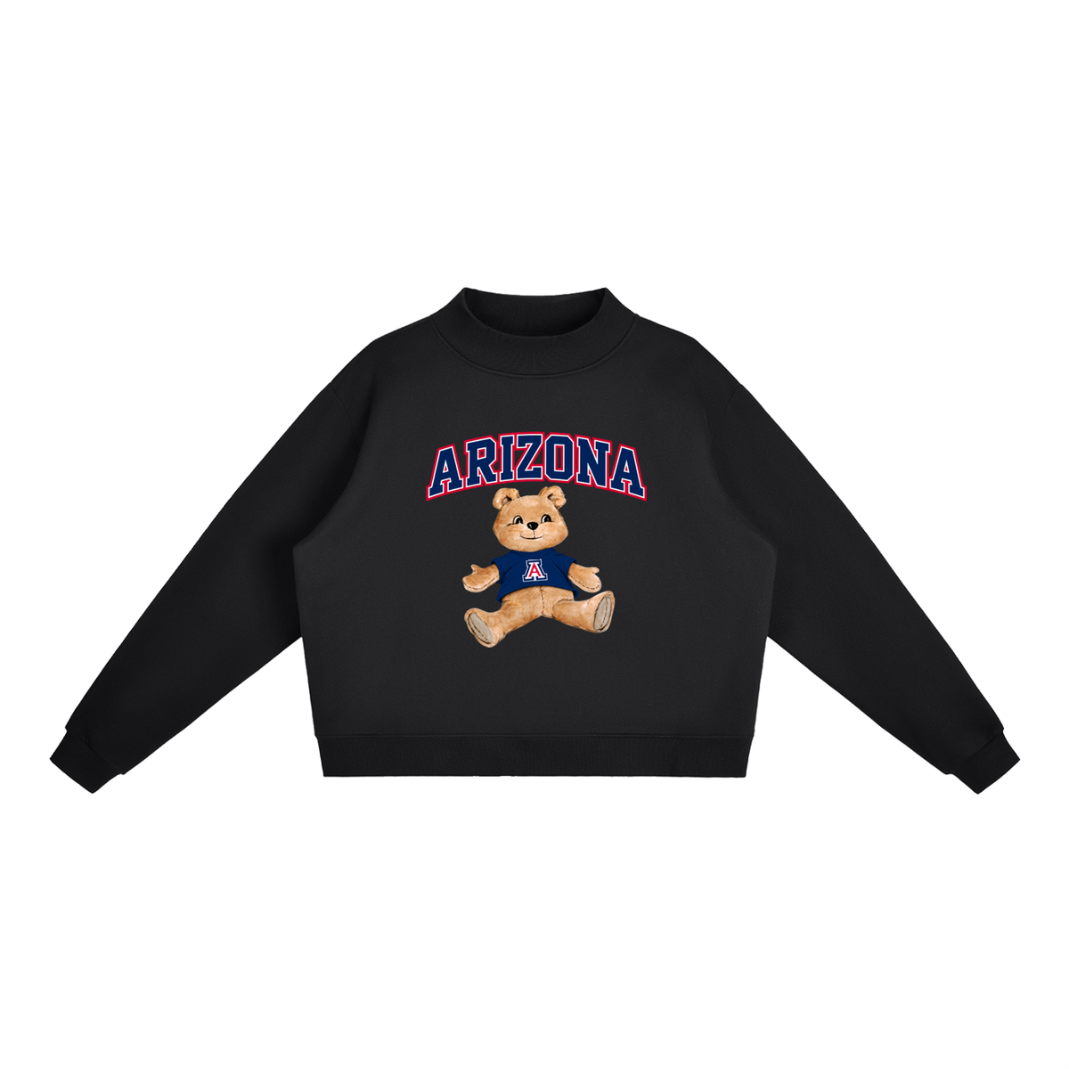 Arizona Mock-Neck Crew Sweatshirt