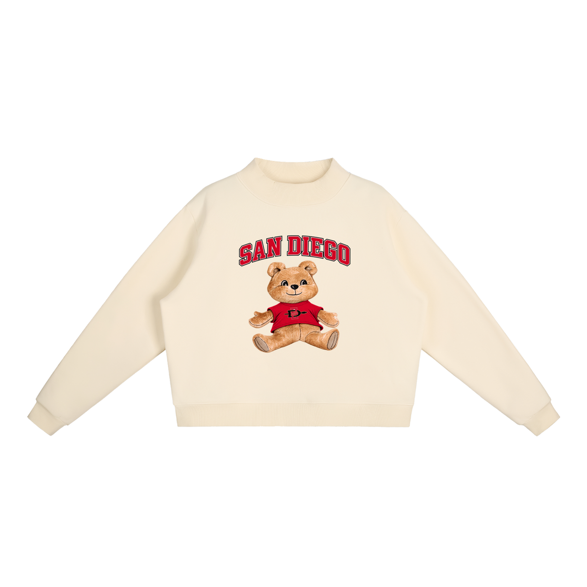 San Diego State Mock-Neck Crew Sweatshirt