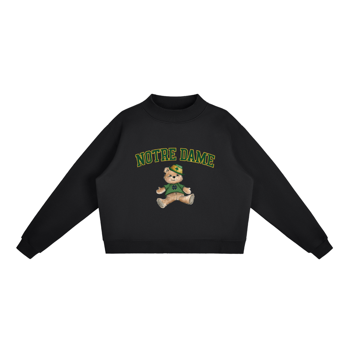 Notre Dame Mock-Neck Crew Sweatshirt