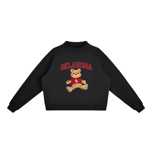 Oklahoma Mock-Neck Crew Sweatshirt