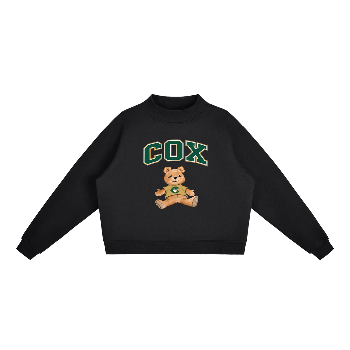 COX Mock-Neck Crew Sweatshirt