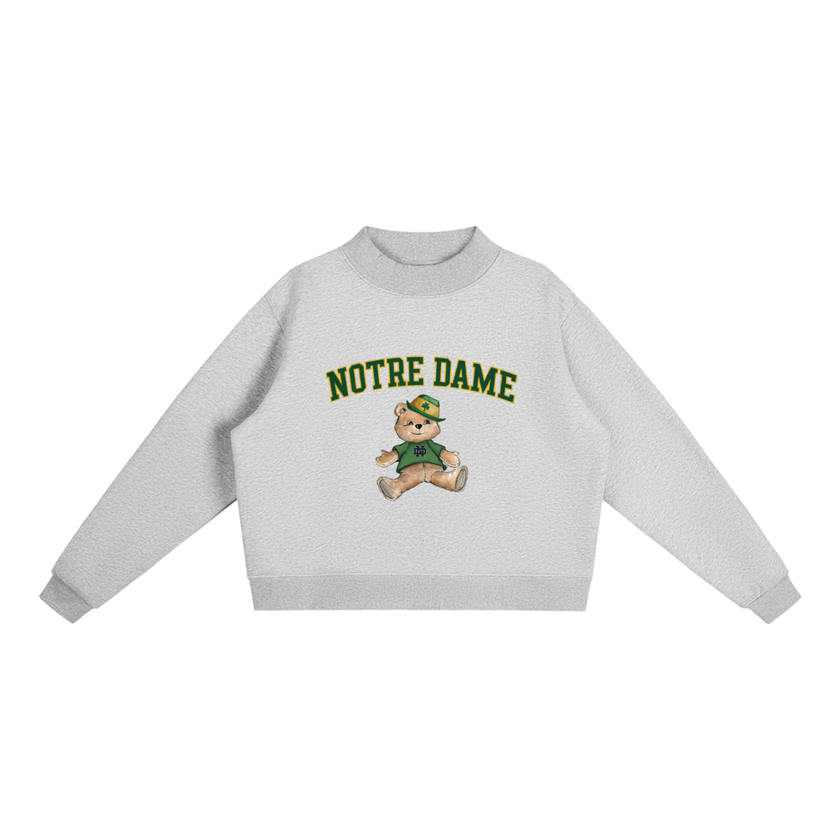 Notre Dame Mock-Neck Crew Sweatshirt
