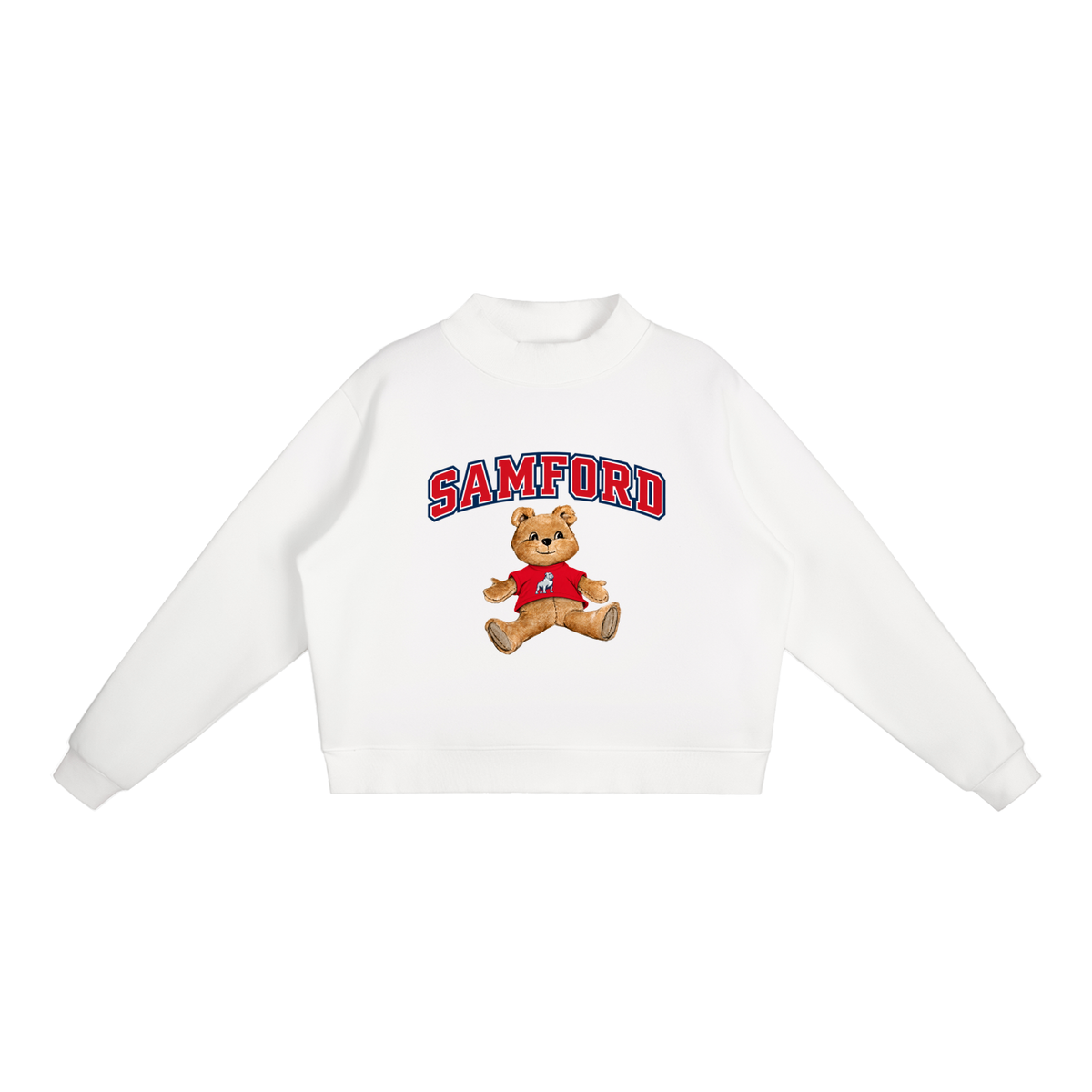 Samford University Mock-Neck Crew Sweatshirt