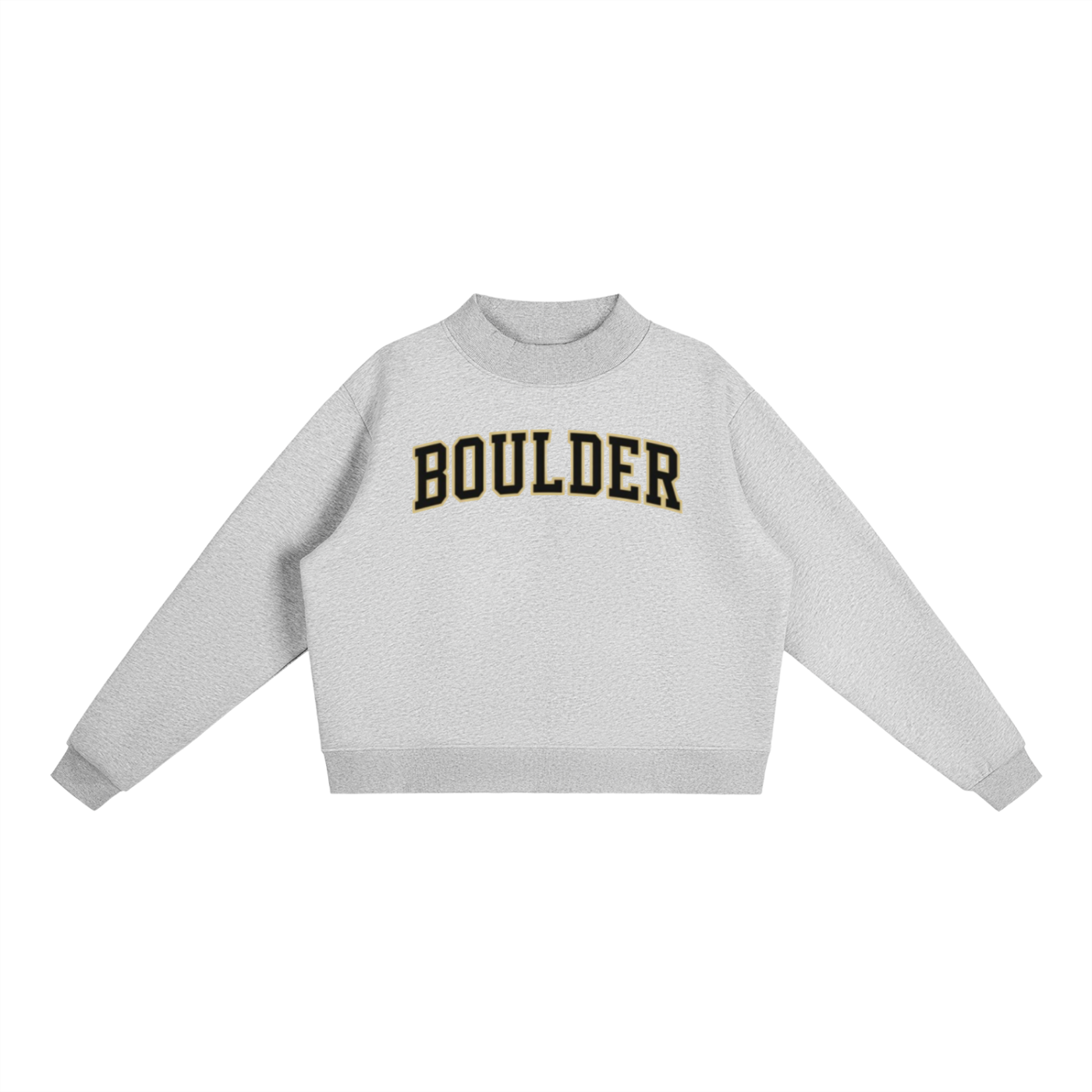 Colorado Boulder Mock-Neck Crew Sweatshirt
