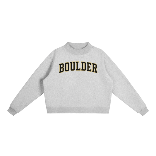 Colorado Boulder Mock-Neck Crew Sweatshirt