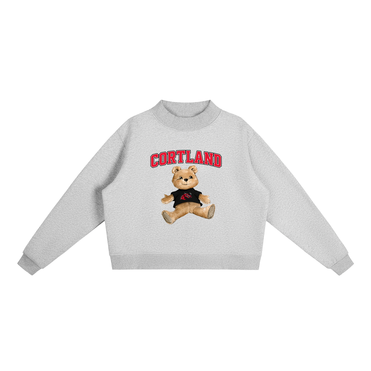 SUNY Cortland Mock-Neck Crew Sweatshirt