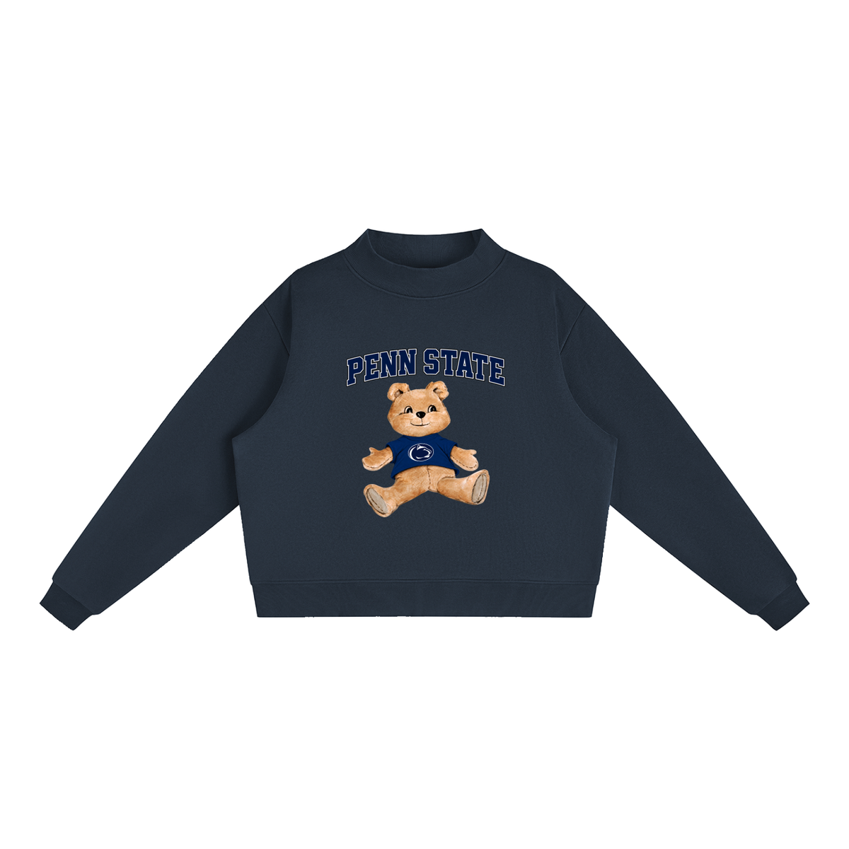 Penn State Mock-Neck Crew Sweatshirt