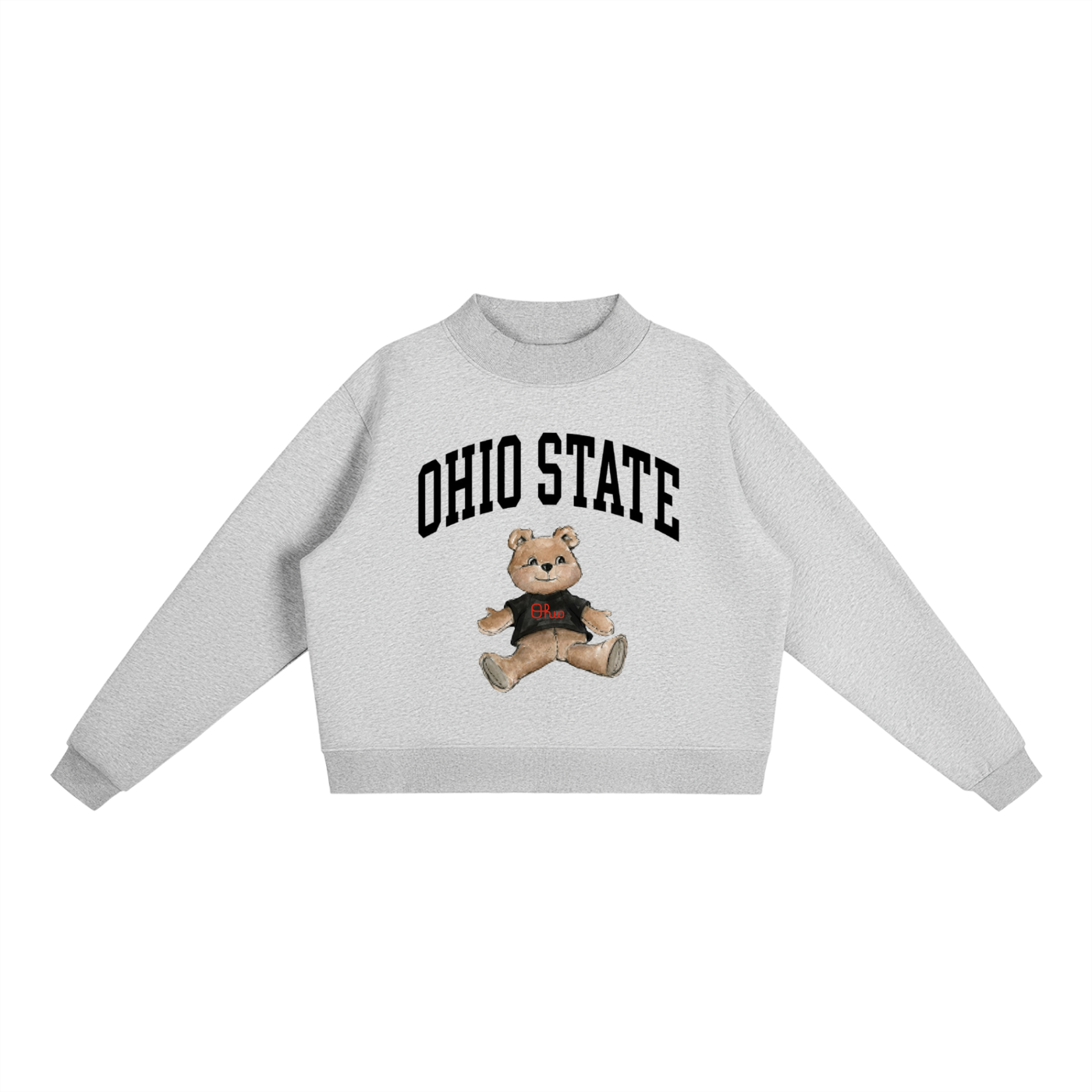 Ohio State Mock-Neck Crew Sweatshirt