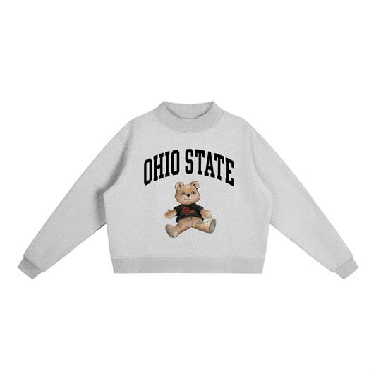 Ohio State Mock-Neck Crew Sweatshirt