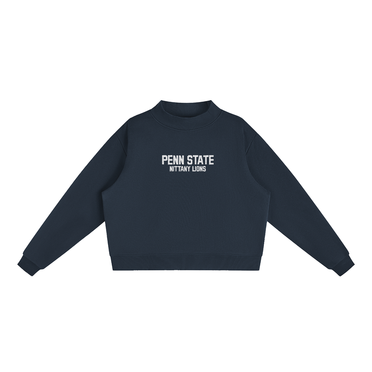 Penn State Embroidered Mock-Neck