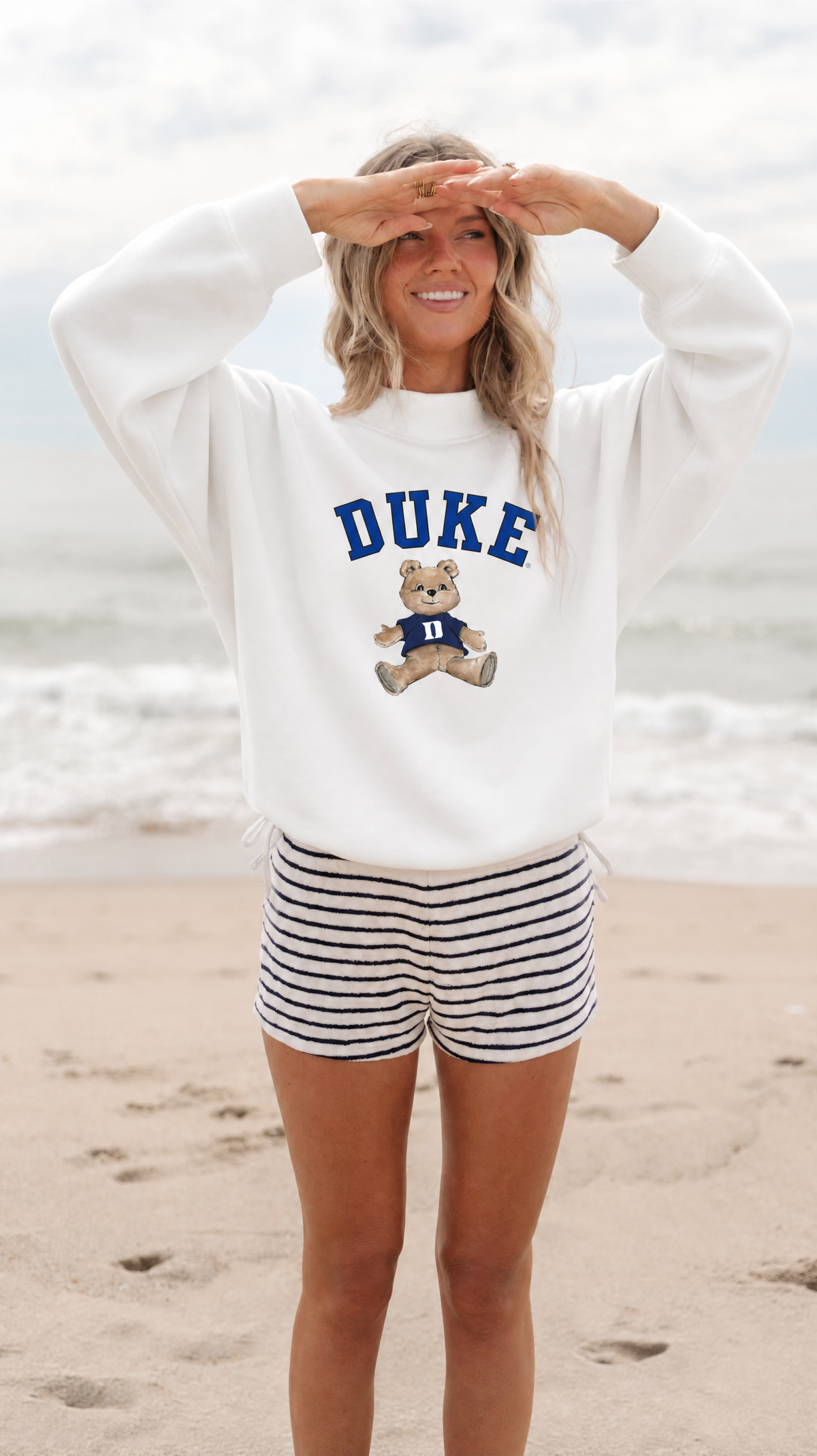 Duke Mock-Neck Crew Sweatshirt