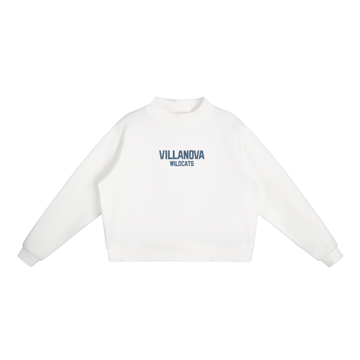 Villanova Embroidered Mock-Neck