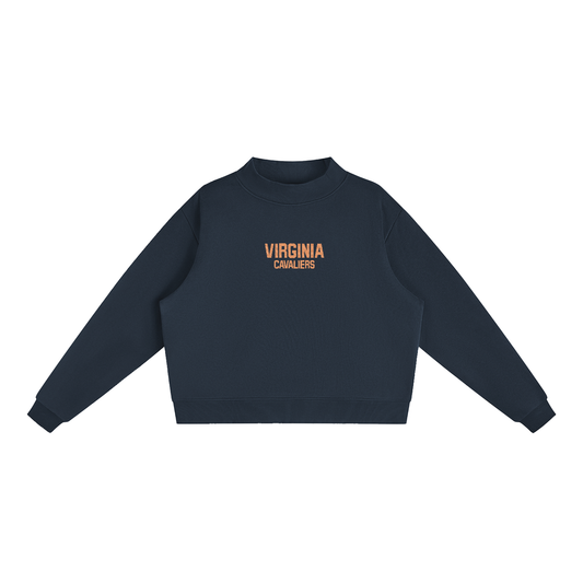 University of Virginia Embroidered Mock-Neck