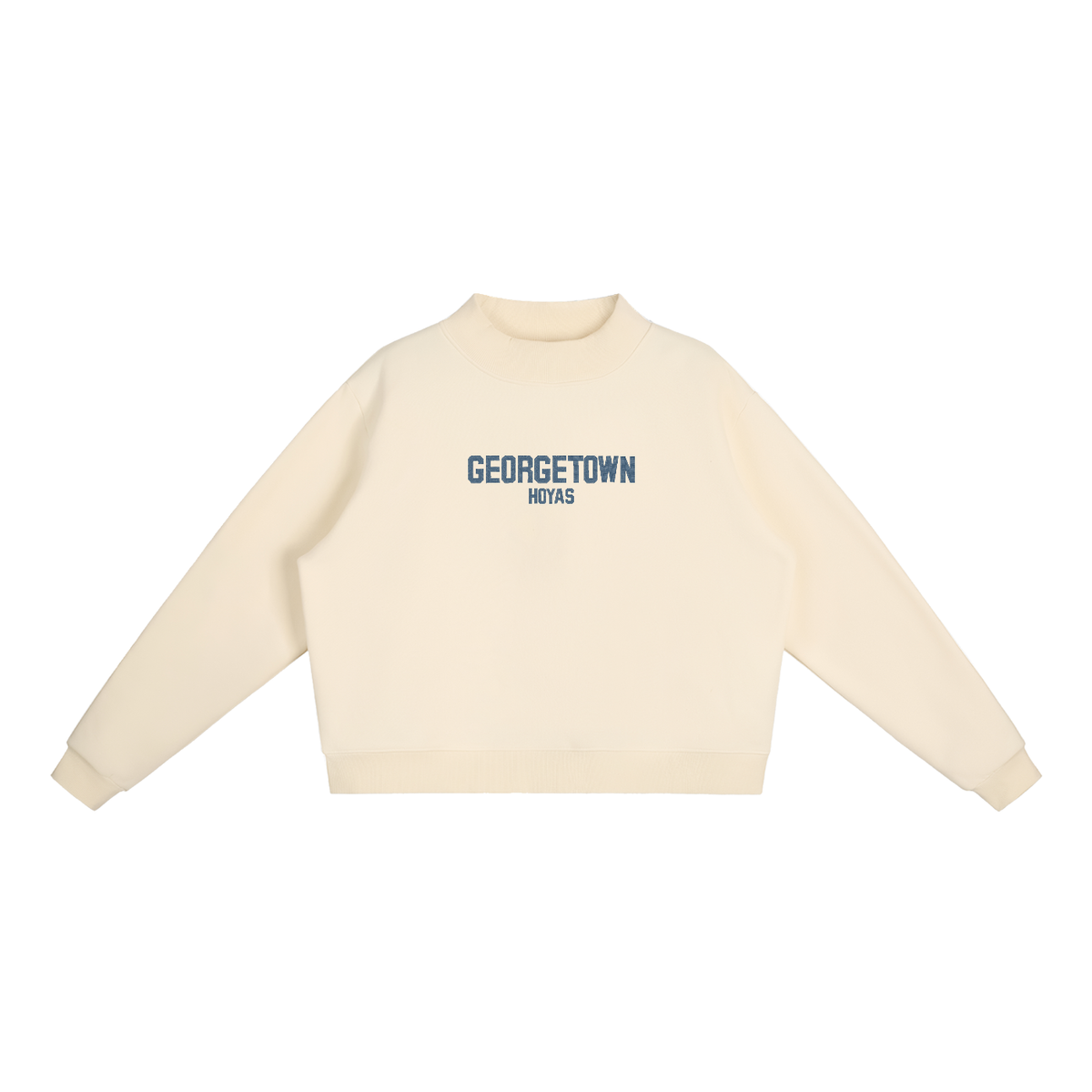 Georgetown Embroidered Mock-Neck