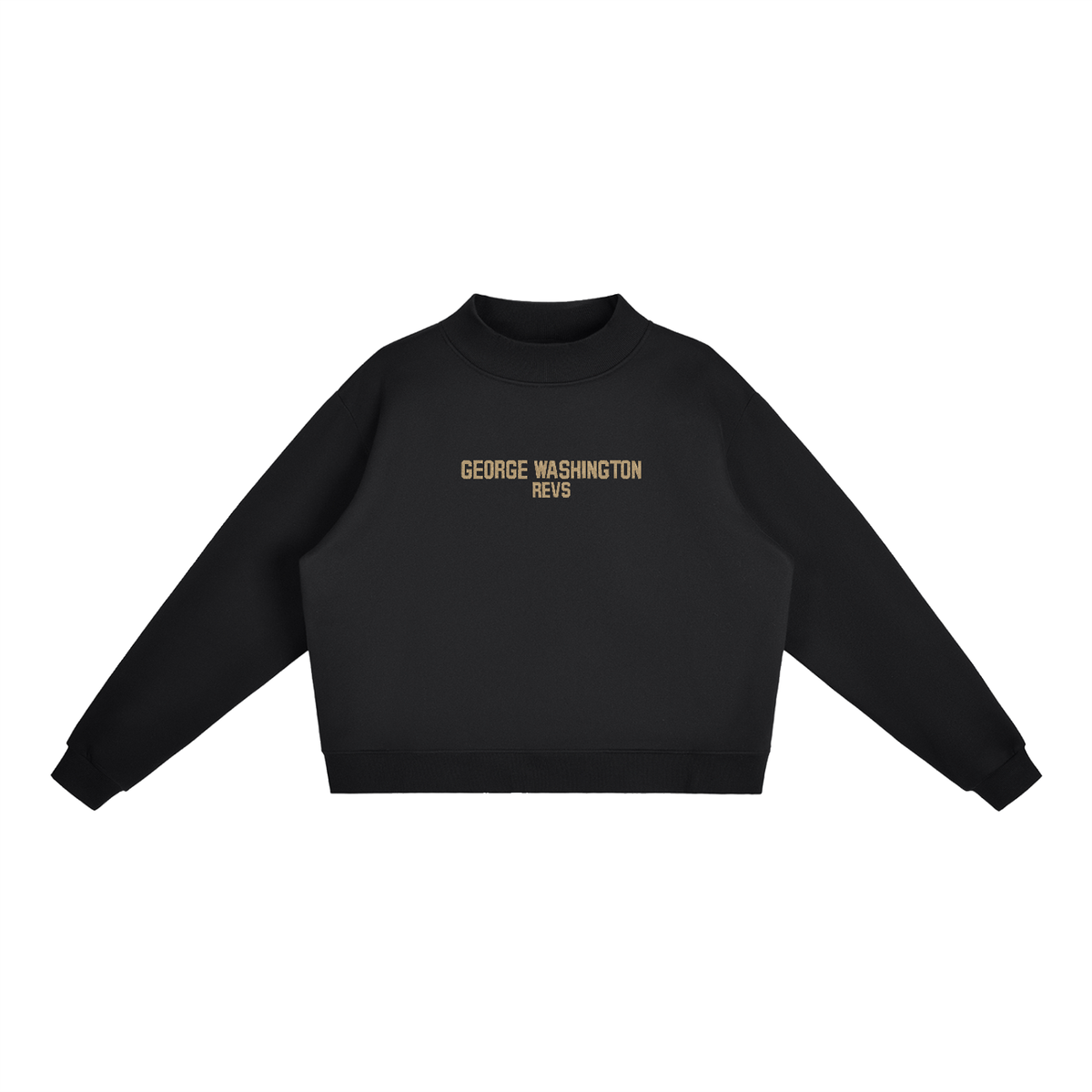 George Washington Embroidered Mock-Neck