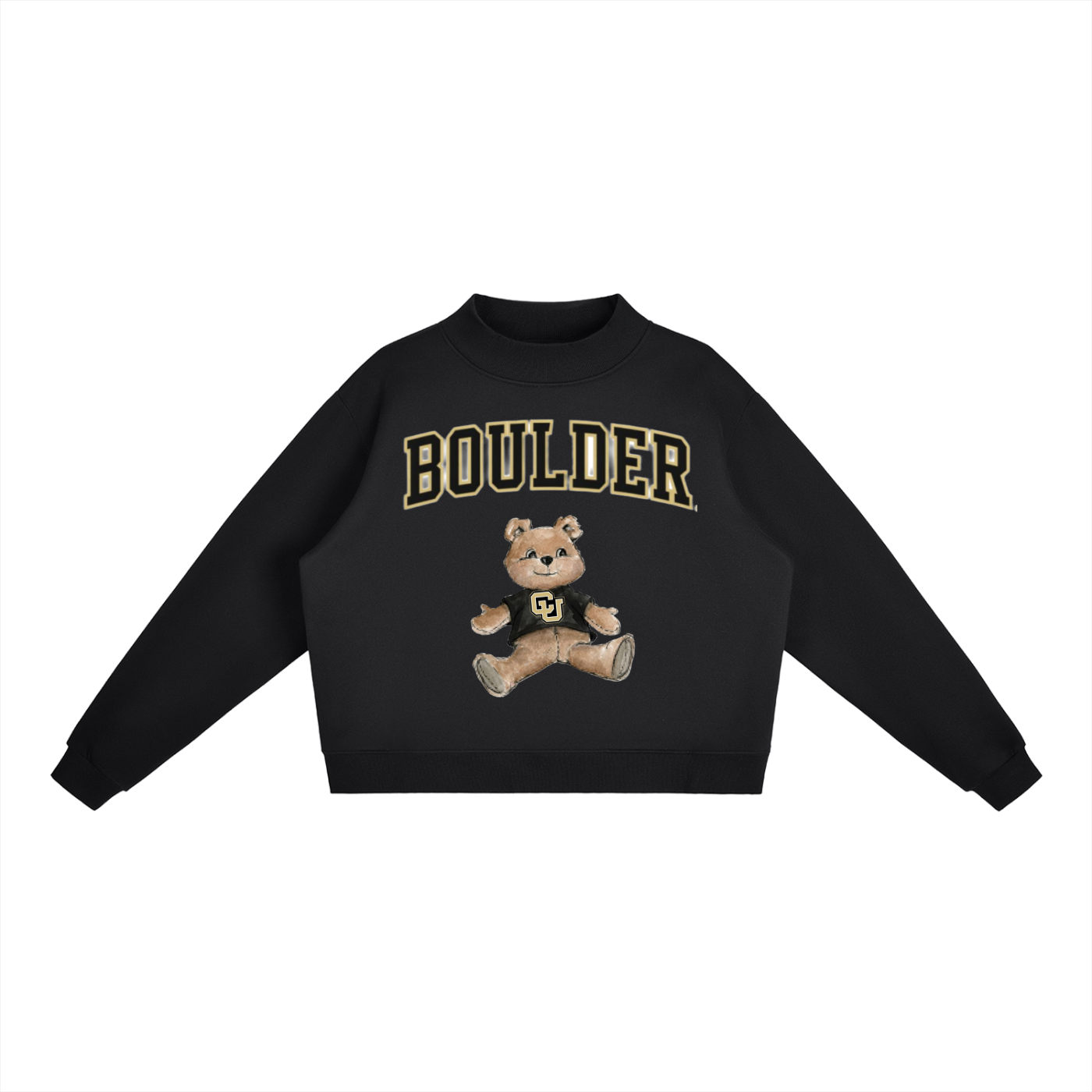 Colorado Boulder Mock-Neck Crew Sweatshirt