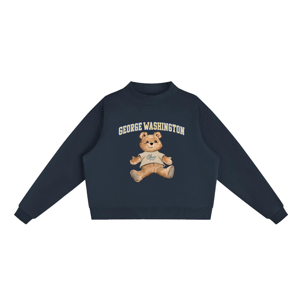 George Washington Mock-Neck Crew Sweatshirt