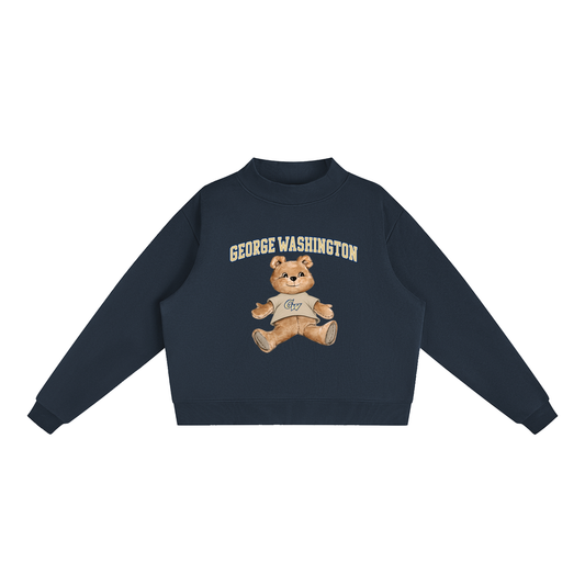 George Washington Mock-Neck Crew Sweatshirt