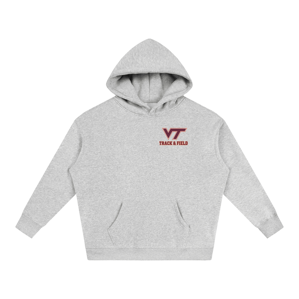 Virginia Tech T&F Fleeced Hoodie