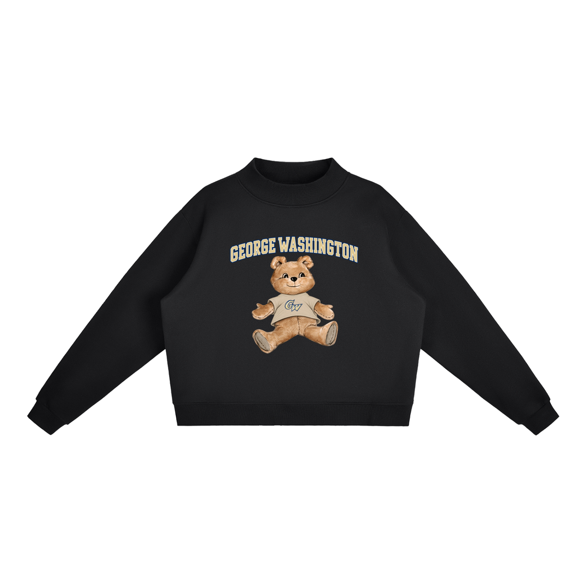 George Washington Mock-Neck Crew Sweatshirt