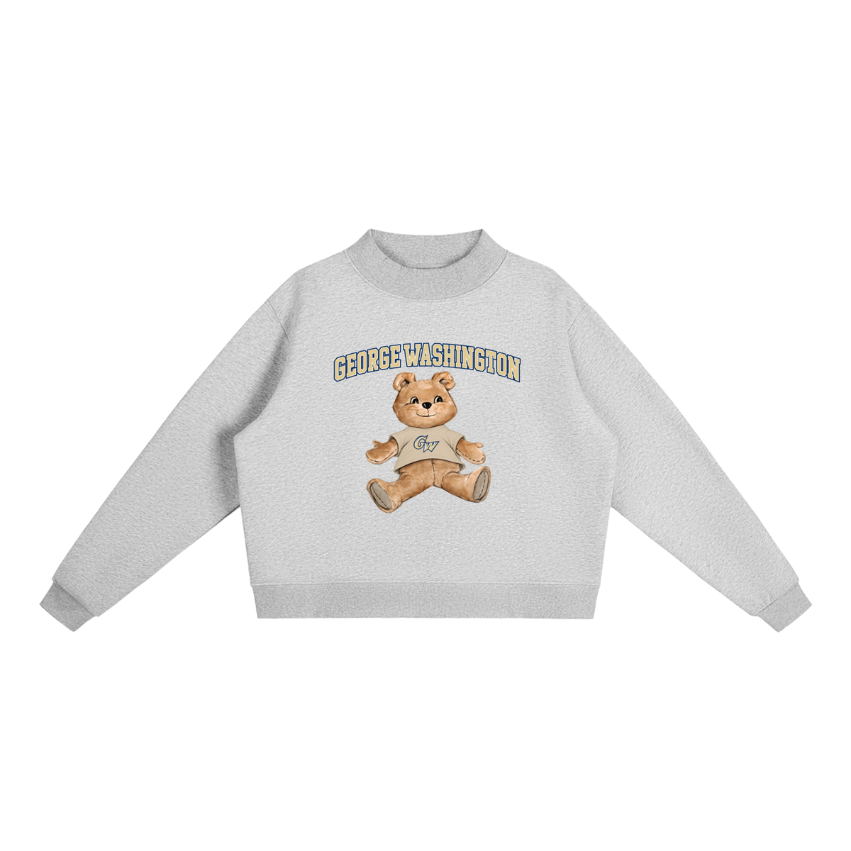 George Washington Mock-Neck Crew Sweatshirt
